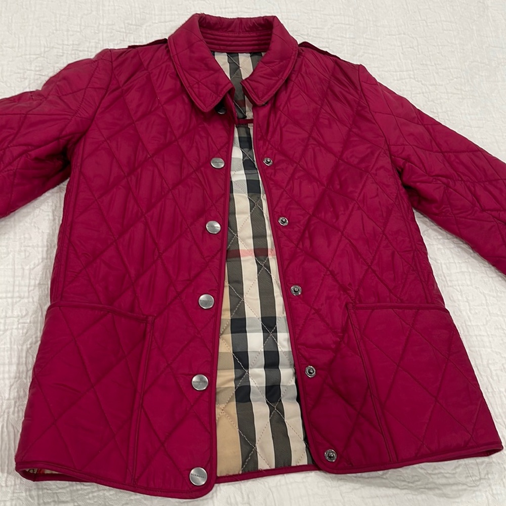 Authentic Girl’s Burberry Quilted Jacket